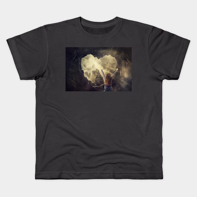 found the heart Kids T-Shirt by 1STunningArt